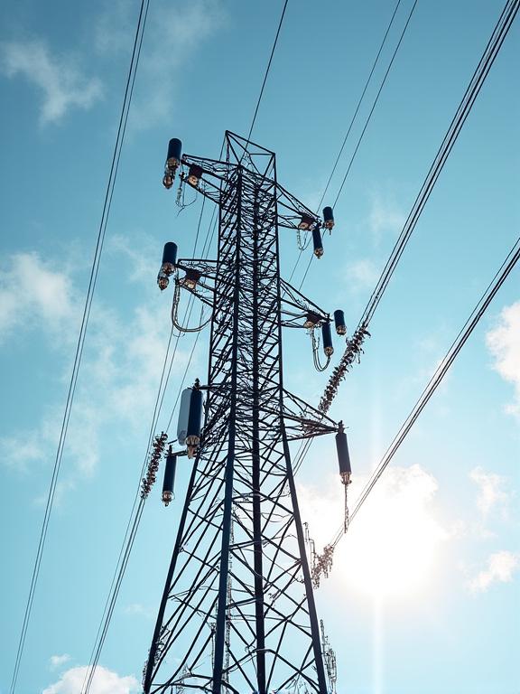 Infraestructura de telecomunicaciones y torres de energía